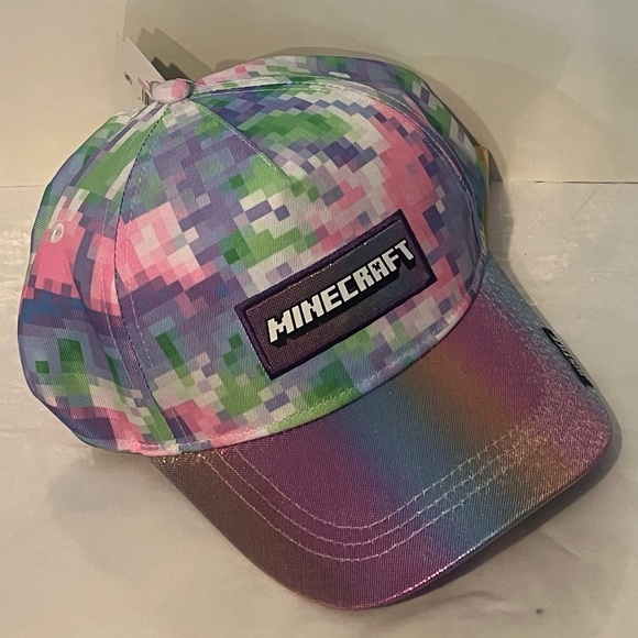 Justice Multicolor Minecraft Kids Hat - Picture 1 of 1